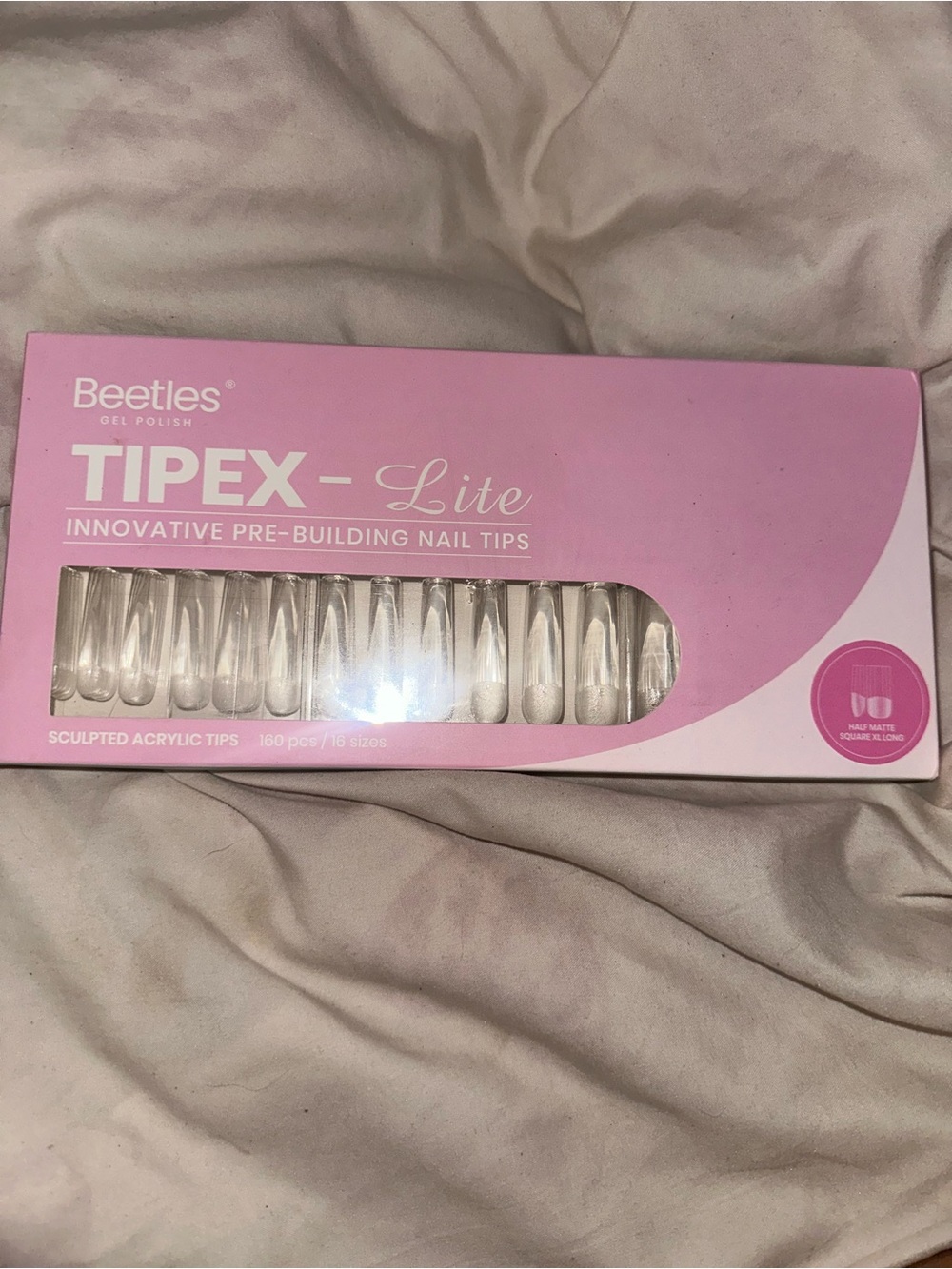 Beetles Tipex Lite Pre-Building Nail Tips